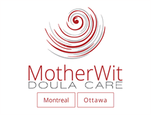 Tablet Screenshot of motherwit.ca